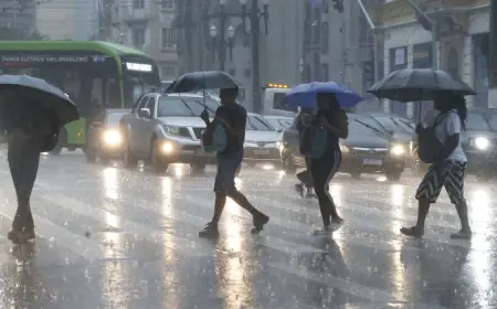 Alerta de chuvas intensas atinge mais de 70 cidades do Espírito Santo