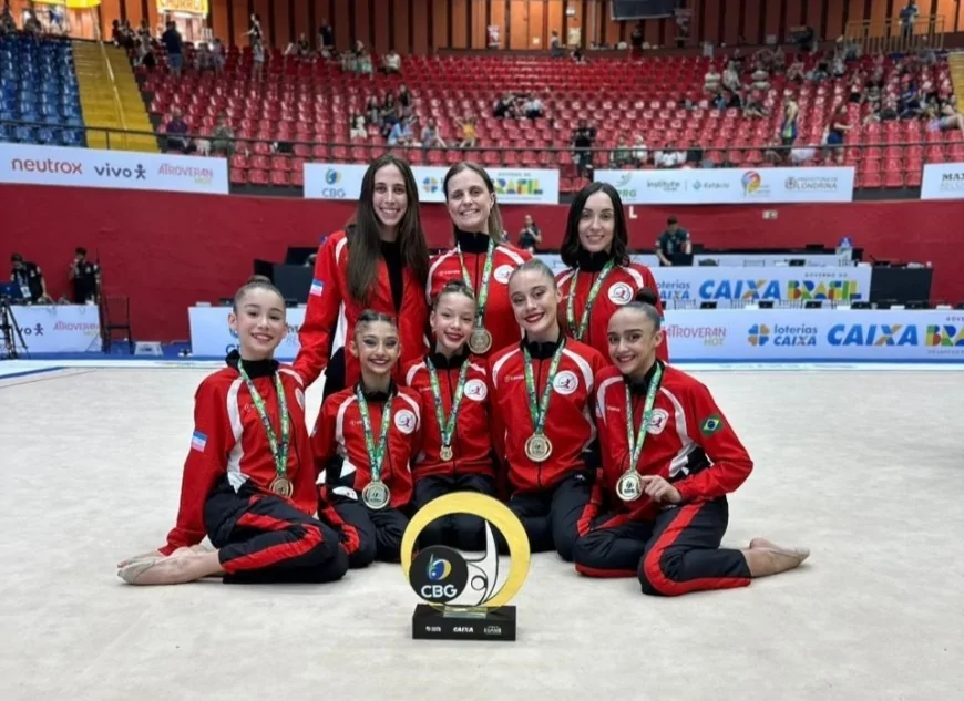 Ginastas capixabas conquistam medalhas no Campeonato Brasileiro em Londrina