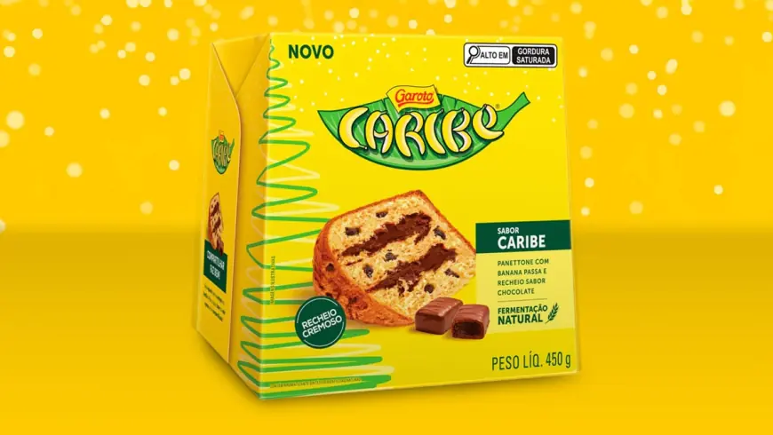 Após sucesso do ovo de Páscoa, Caribe chega ao Natal em versão panetone