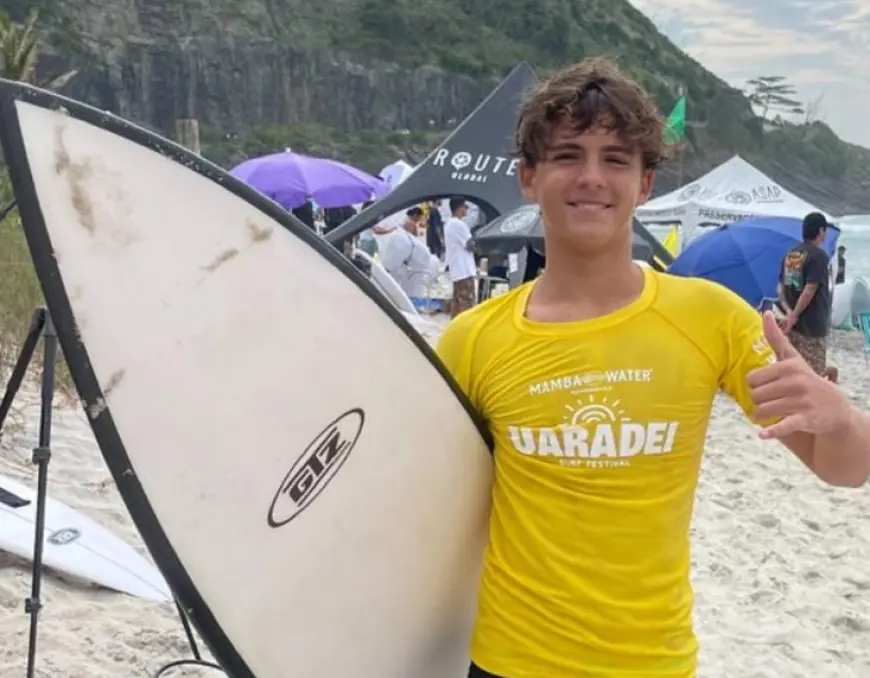 Promessa do surfe capixaba conquista espaço nas ondas do Espírito Santo