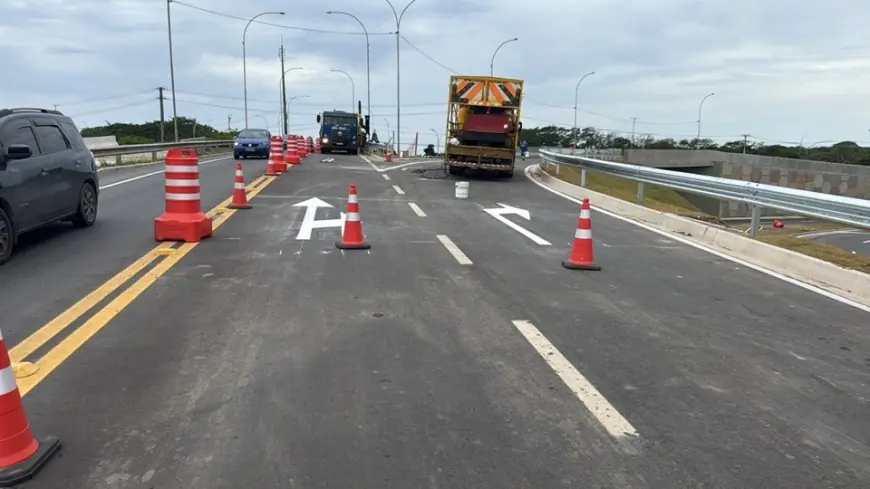 Novo viaduto na Rodovia do Sol será inaugurado em Vila Velha